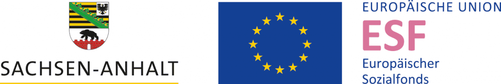 Logo Land Sachsen-Anhalt & Logo ESF Europäischer Sozialfonds